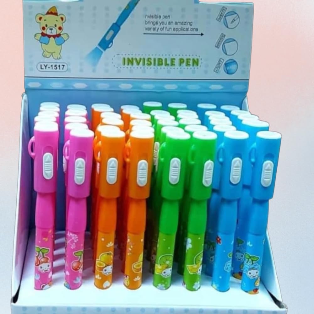 NeedVibes Invisible Ink Pen for Secret Writing (Pack of 12, 12